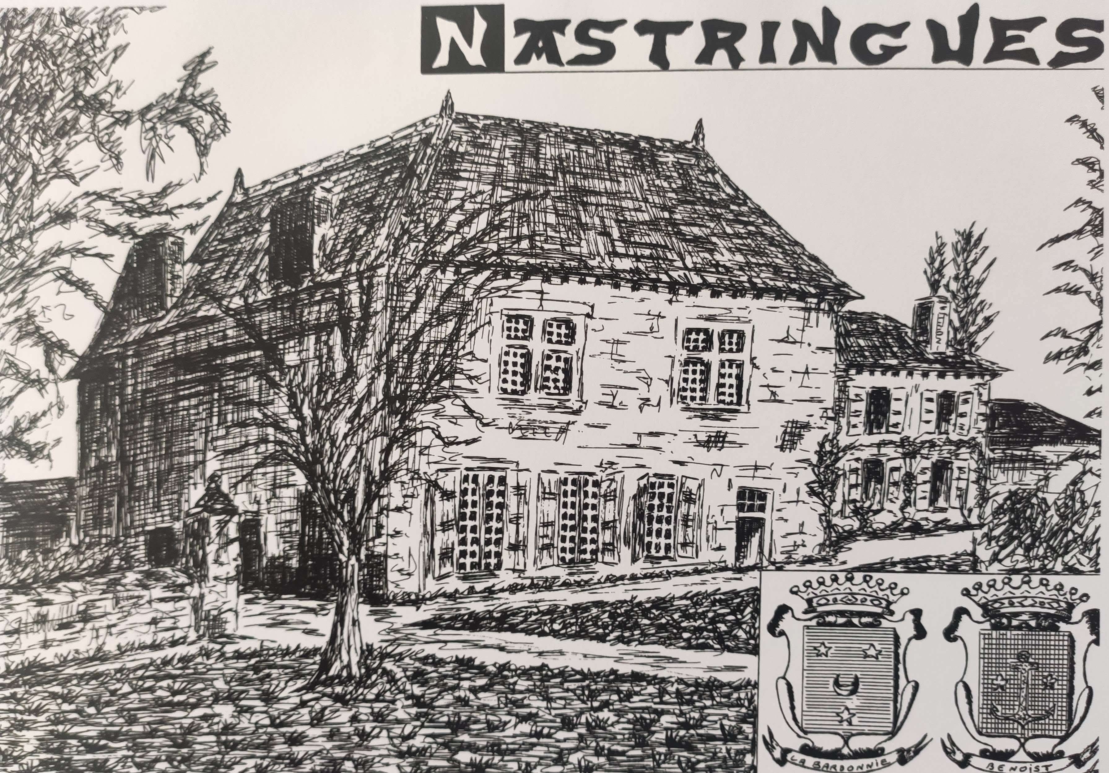 Nastringues gravure ancienne